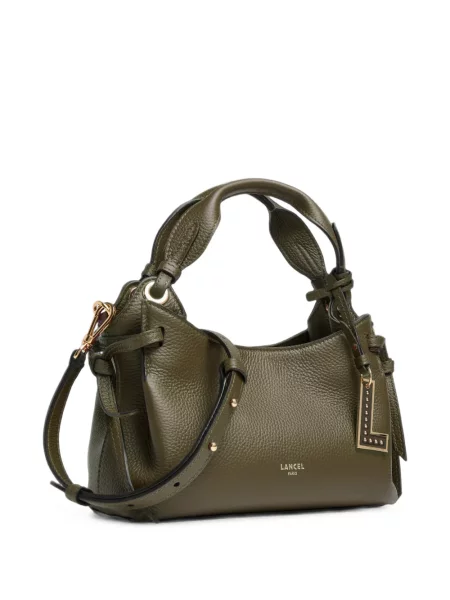 Geantă shopper Lancel din piele verde