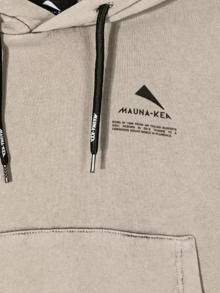 Bluza z kapturem dziecięca Mauna Kea brązowa
