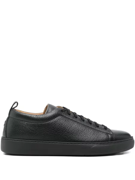 Sneakerși Henderson Baracco cu șireturi din piele negru