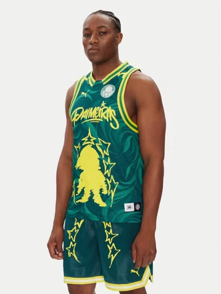 Puma Majica brez rokavov zelena