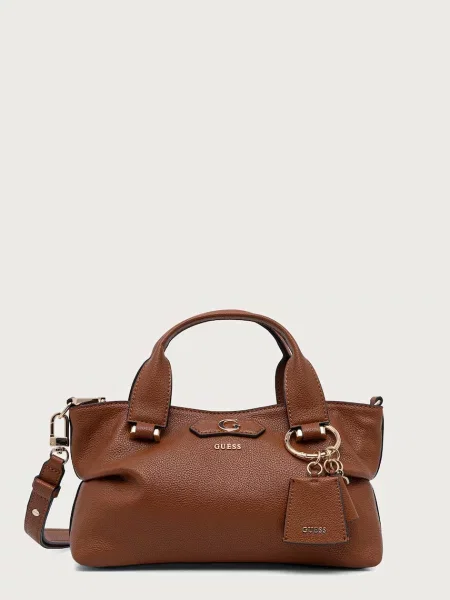 Guess geantă crossbody pentru femei cu imitație de piele SUZY maro