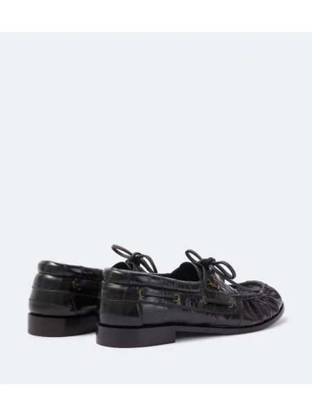 Pantofi loafer Saint Laurent din piele negru