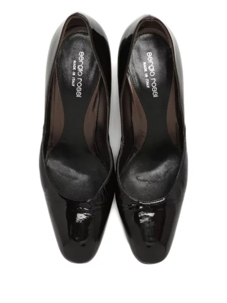 Pantofi cu toc Sergio Rossi cu model zebră maro