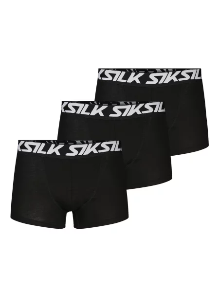 SikSilk Boxeri negru alb