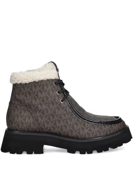 Pulover Michael Michael Kors din piele de căprioară maro