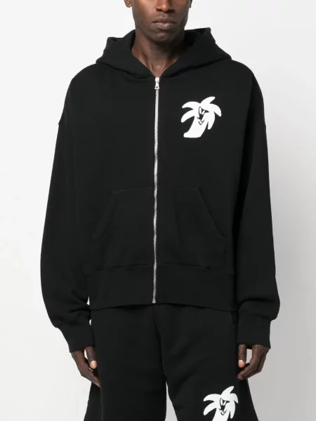 Mikina s kapucňou Palm Angels čierna
