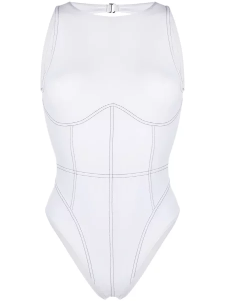 Stroj jednoczęściowy Noire Swimwear biały