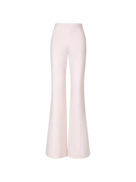 Pantaloni Costarellos evazate roz