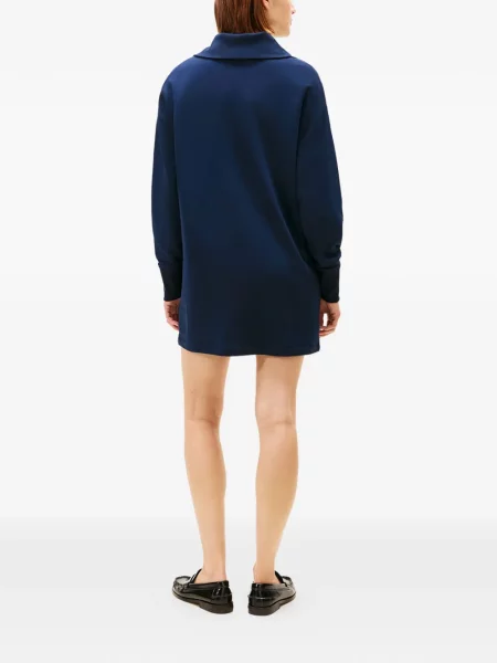 Rochie mini Tommy Hilfiger cu autograf albastru