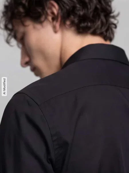 Koszula biznesowa o kroju slim fit z czystej bawełny model Level Five' Olymp Level 5 czarna