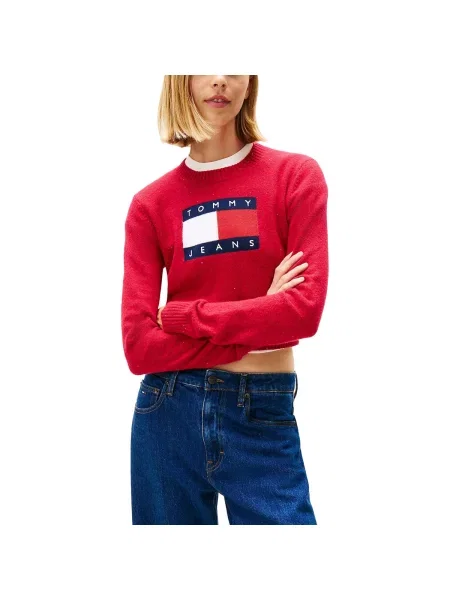 Tričko s dlouhým rukávem Tommy Jeans s dlouhými rukávy modré