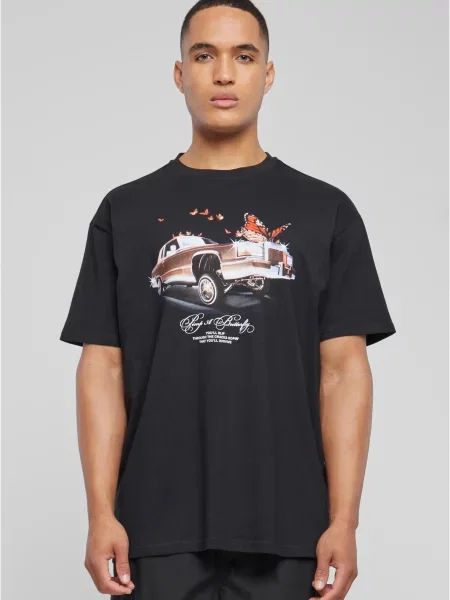 Тениска Mister Tee черно