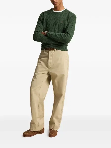 Gulerat șosete Polo Ralph Lauren de lână cu dungi negru