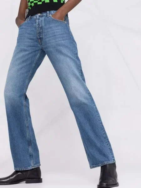 Straight fit džíny Maison Margiela modré