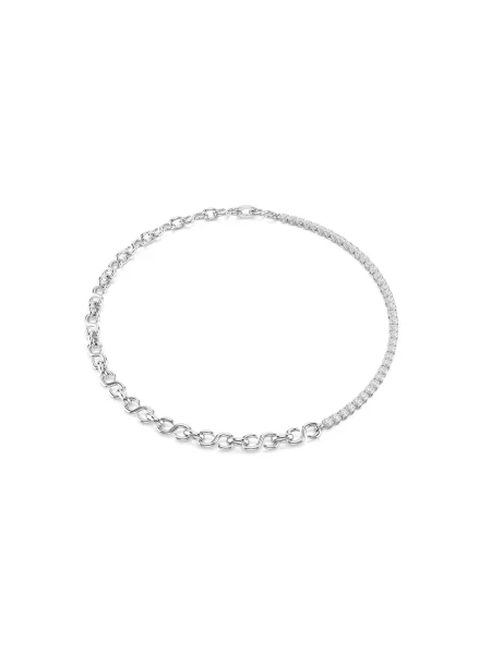 Swarovski Řetízek MATRIX stříbrná / průhledná