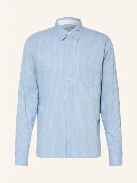 Allsaints Košile Judd Regular Fit tmavě modrá bílá