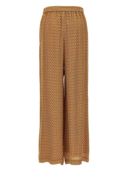 Pantaloni palazzo Michael Michael Kors cu imagine cu imprimeu geometric