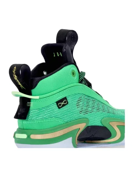 Lniane sneakersy Jordan do koszykówki zielone