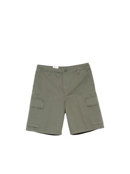 Lniane szorty Carhartt Wip zielone