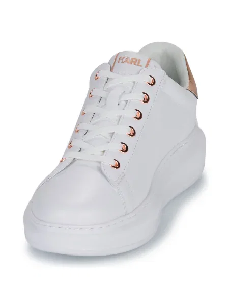 Pantofi Karl Lagerfeld din dantelă alb