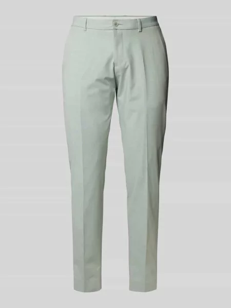 Spodnie do garnituru o kroju regular fit w kant model ‘Pure’ S.oliver Black Label