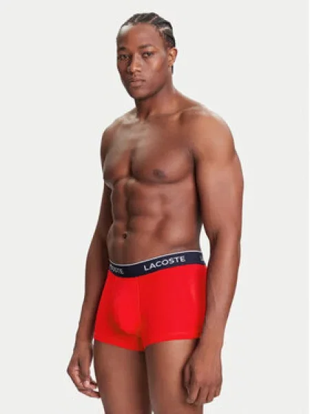 LACOSTE Boxeralsók tengerészkék / kobaltkék / piros fehér