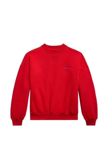 Matlasat sneakerși Polo Ralph Lauren cu autograf de catifea cord albastru