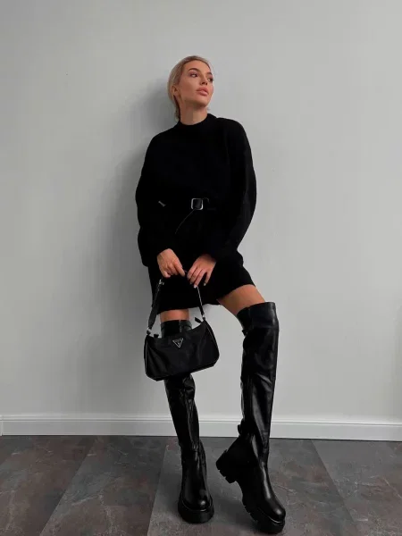 Платье мини Uaclothes черное