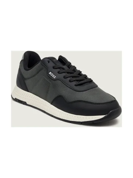 BOSS BLACK Sneakers Titanium_Runn negru