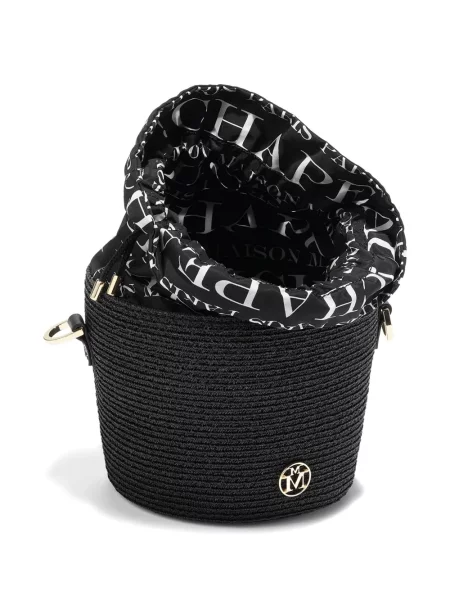 Geantă bucket Maison Michel negru