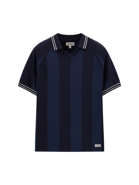 Koszulka polo Guess niebieska