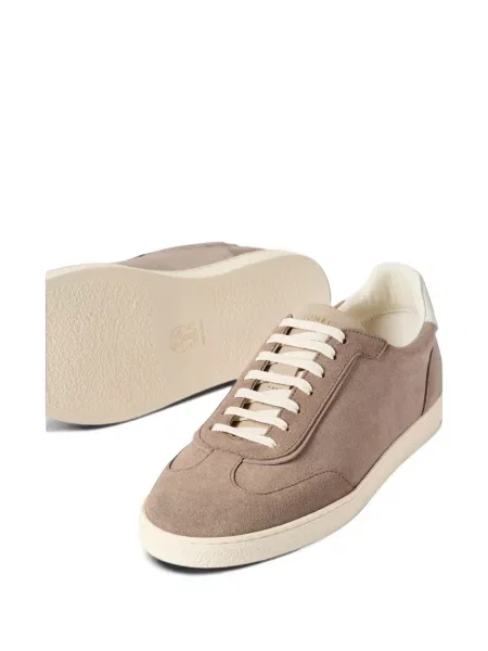 Sneakerși Brunello Cucinelli din piele de căprioară