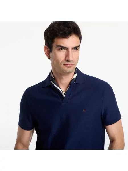 T-shirt Tommy Hilfiger Jonny Collar Texture Reg Polo Tee Carbon Navy XL ναυτικό