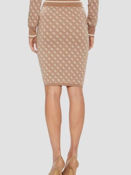 Спідниця міні GUESS бежевий