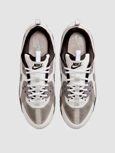 Кожаные повседневные кроссовки Nike Air Max 90 белые