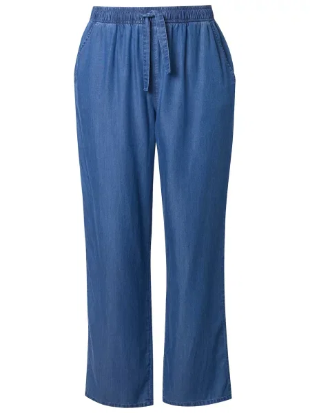 Ulla Popken Pantaloni denim albastru