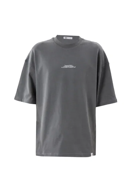 VAMOS CLO Tricou Ice Plant gri / mov deschis alb