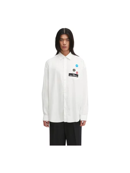 Undercover koszula Shirt relaxed z kołnierzykiem klasycznym biały