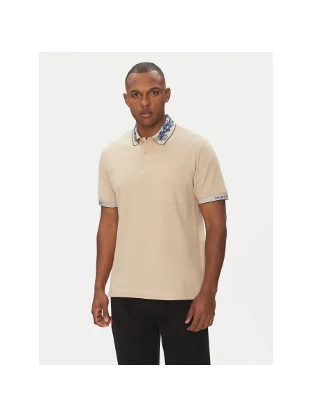 Versace Jeans Couture Pólóing Regular Fit bézs