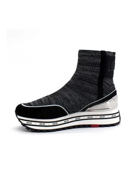 Sneakersy Liu Jo skórzane czarne