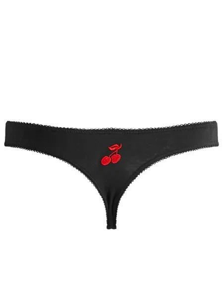 Stringi Fruity Booty czarne