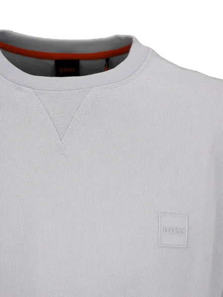 Hanorac crewneck Boss gri