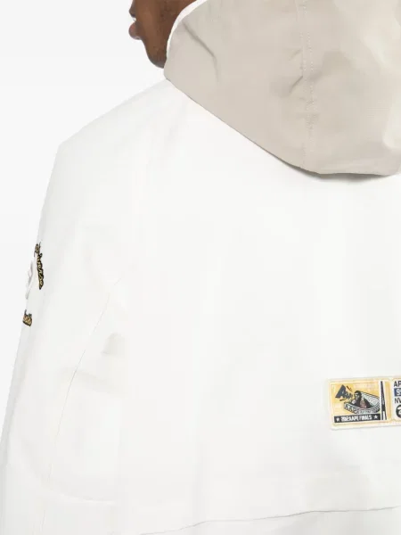 Geacă Aape By A Bathing Ape cu petice alb