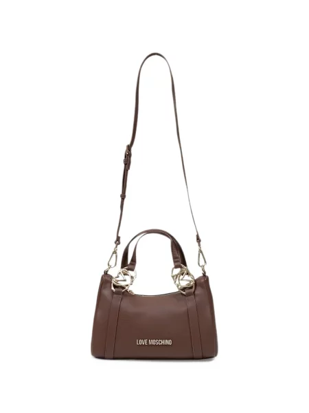 Shopper kabelka Love Moschino hnedá