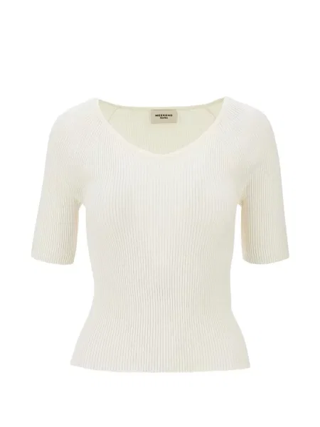 Scurt pulover Weekend Max Mara tricotate