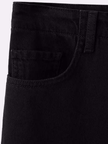 Широкі джинси MANGO чорний