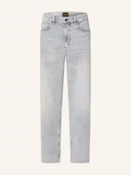 Boss Džíny Arlo Cropped Taper Fit medium grey šedé