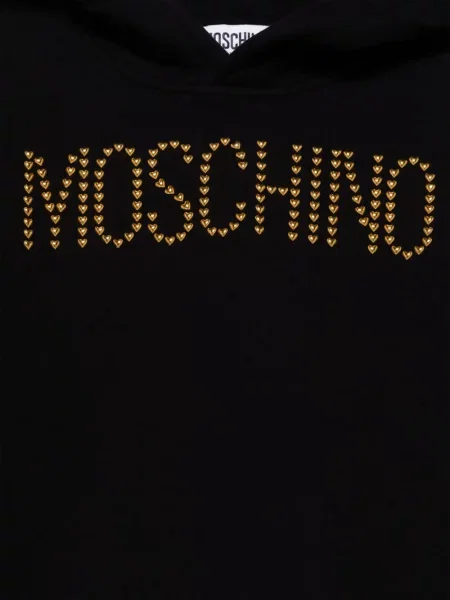 Bluza z kapturem dziecięca Moschino czarna
