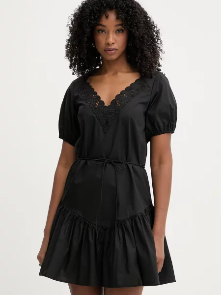 Twinset sukienka rozkloszowana czarna