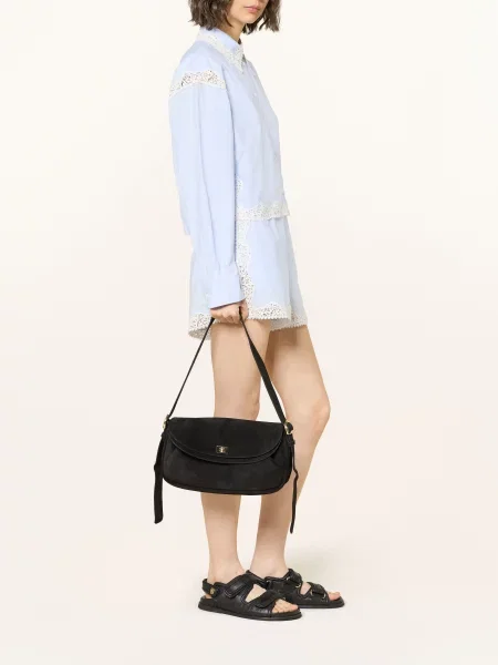 Sandro Szorty Z Koronką blau białe